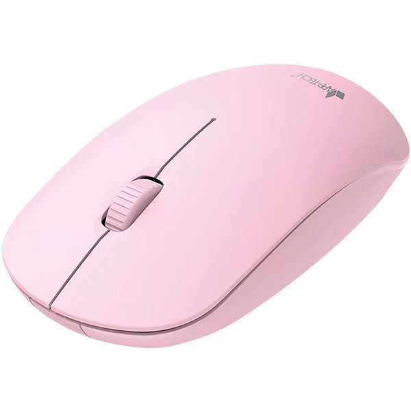 Mouse sem fio, Bluetooth, Rosa, 1600dpi, MW251, App-tech + Pilha Alcalina Pequena, AA, Duracell - CX 1 UN