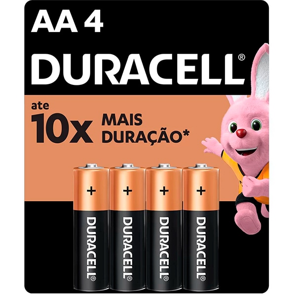 Mouse sem fio, Cinza, 1600dpi, MW253, App-tech + Pilha Alcalina Pequena, AA, Duracell - CX 1 UN