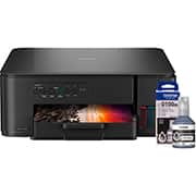 Impressora Multifuncional tanque de tinta DCP-T430W, Colorida, Wi-fi, USB, Bivolt, Brother + Garrafa de tinta Brother para recarga de equipamento Inkjet, Preta, BTD100BK - CX 1 UN