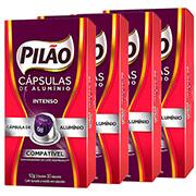 Kit com 40 Café Pilão Cápsula Intenso, Compatível com Cafeteira Nespresso - CX 1 UN Kit com 40 Café Pilão Cápsula Intenso, Compatível com Cafeteira Nespresso - CX 1 UN