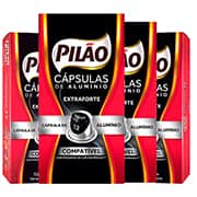 Kit com 40 Café Pilão Cápsula Extraforte, Compatível com Cafeteira Nespresso - CX 1 UN Kit com 40 Café Pilão Cápsula Extraforte, Compatível com Cafeteira Nespresso - CX 1 UN