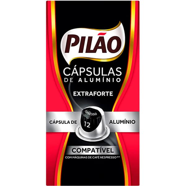 Kit com 40 Café Pilão Cápsula Extraforte, Compatível com Cafeteira Nespresso - CX 1 UN