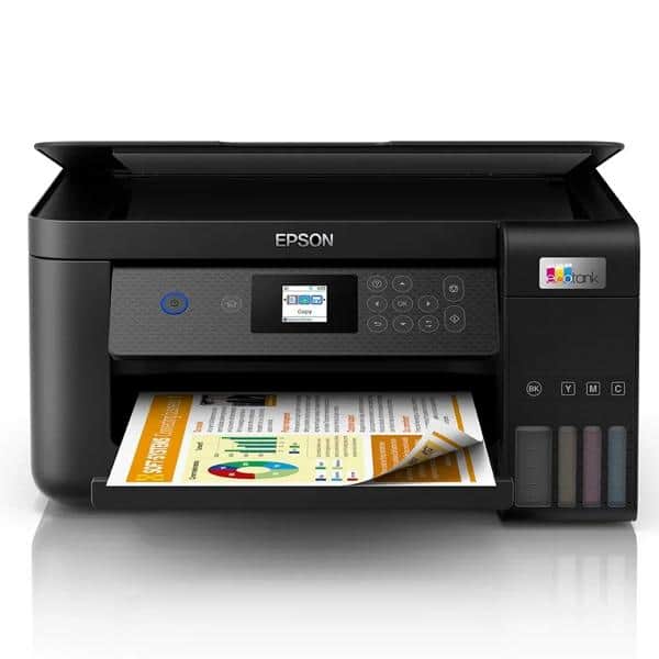 Impressora Multifuncional Tanque de Tinta Ecotank L4260, Colorida, Duplex, Wi-Fi, Conexão USB, Bivolt + Garrafa para Ecotank preto T504 - T504120AL, Epson - CX 1 UN