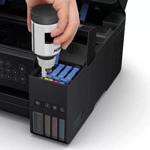 Impressora Multifuncional Tanque de Tinta Ecotank L4260, Colorida, Duplex, Wi-Fi, Conexão USB, Bivolt + Garrafa para Ecotank preto T504 - T504120AL, Epson - CX 1 UN