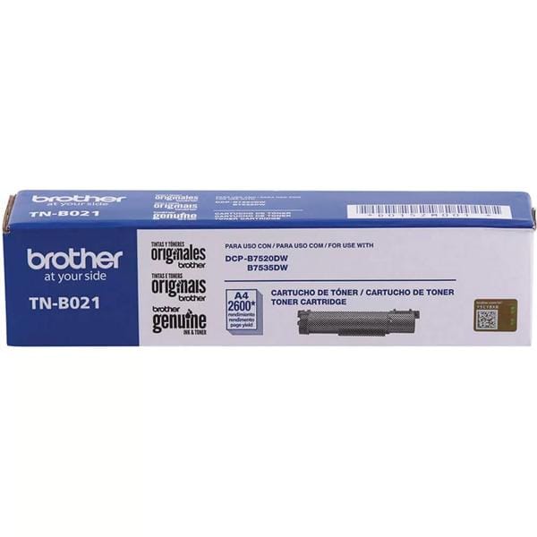 Impressora Multifuncional Laser Brother DCP-B7520DW, Monocromática, Impressão Duplex, Wi-fi, Conexão Ethernet, Conexão USB, 110v + Cartucho toner para Brother, Preto, TNB021BR, Brother - CX 1 UN