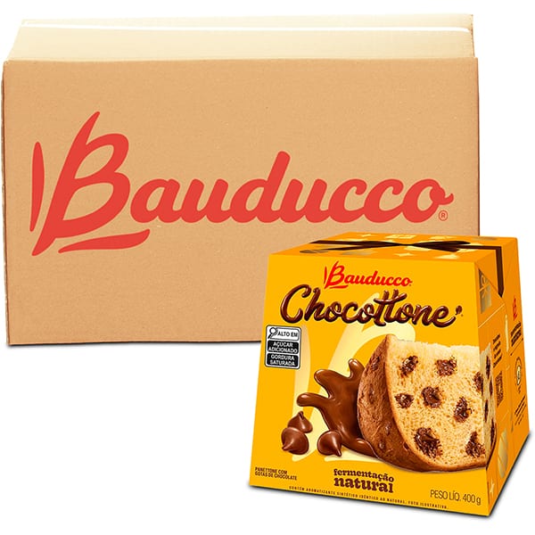 Chocottone 400g Bauducco CX 20 UN