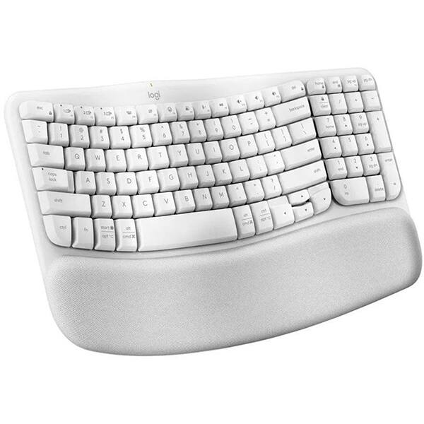 Teclado sem fio Wave Keys branco 920-012282 Logitech CX 1 UN