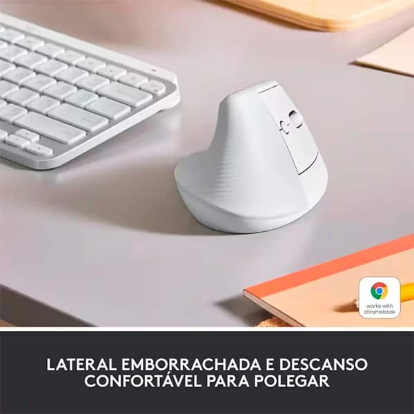 Teclado sem fio Wave Keys branco 920-012282 Logitech CX 1 UN