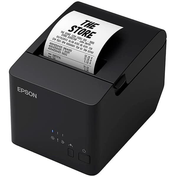 Impressora térmica não fiscal ethernet, TM-T20X, Epson + Pilha Alcalina Duracell Palito AAA - CX 1 UN