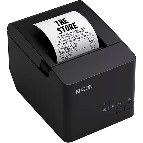 Impressora térmica não fiscal ethernet, TM-T20X, Epson + Pilha Alcalina Duracell Pequena AA - CX 1 UN