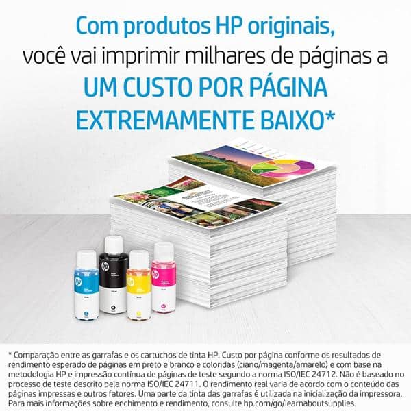 Cartucho HP 60 color CC643WB + Cartucho HP 60 preto 4,5ml CC640WB CX 1 UN