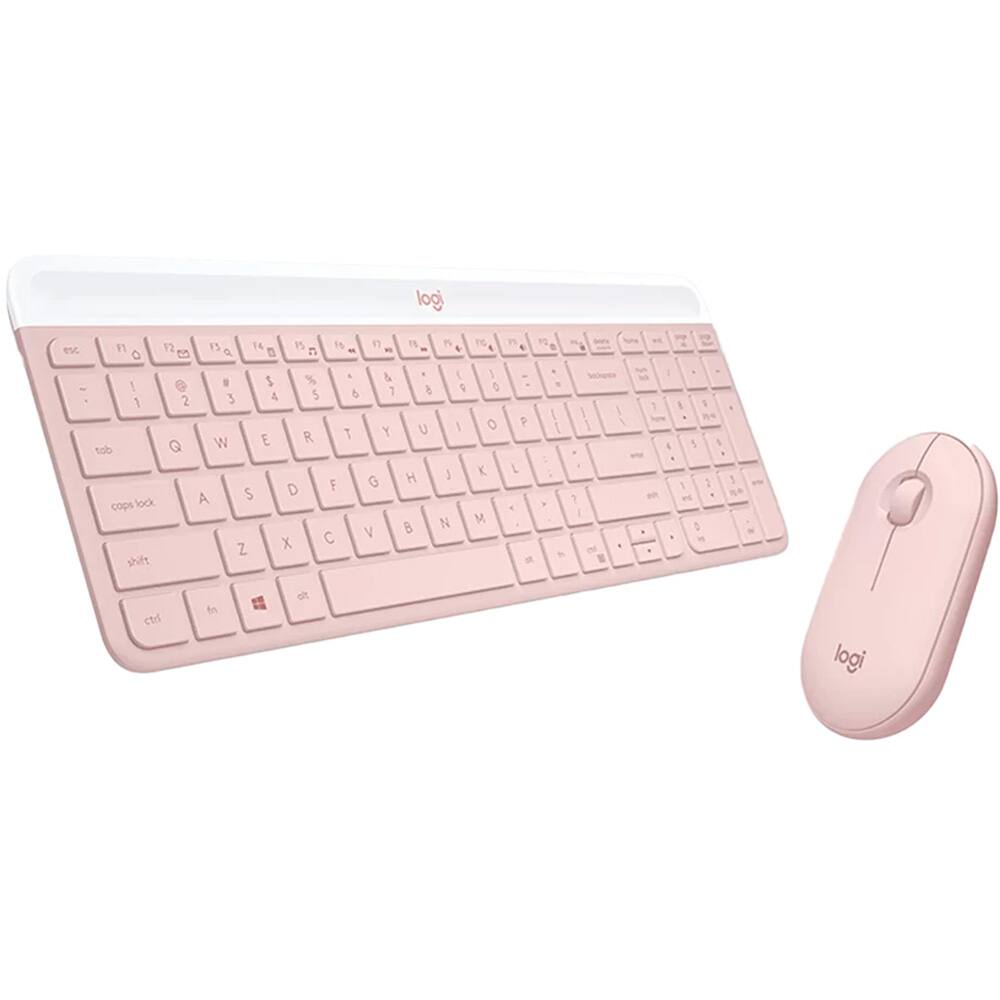 Logitech Roxo Mouse Kit Wireless (teclado/mouse) MK470 rose 920-011313 Logitech CX 1 UN ...