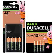 Carregador Duracell para Pilhas Recarregáveis AA/AAA 1un + 4 Pilhas Duracell Recarregáveis AA + 4 Pilhas Duracell Recarregáveis AAA PT 1 UN Carregador Duracell para Pilhas Recarregáveis AA/AAA 1un + 4 Pilhas Duracell Recarregáveis AA + 4 Pilhas Duracell Recarregáveis AAA PT 1 UN