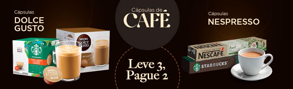 Leve 3, Pague 2 - Cápsulas de Café para Nespresso e Dolce Gusto