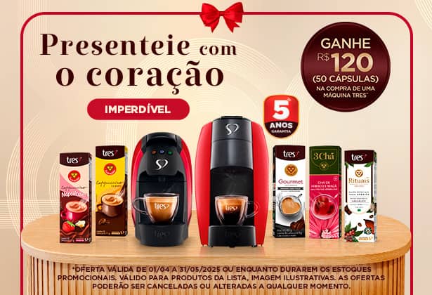 Presenteie com o Coração - Tres