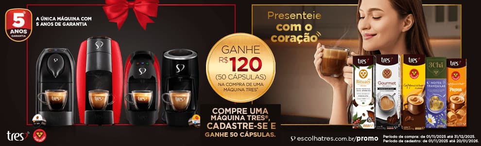 Presenteie com o Coração - Tres