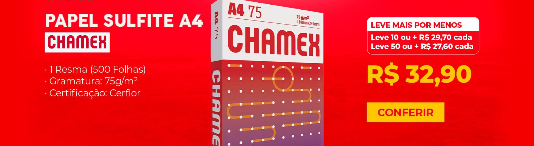 Papel Sulfite A4, 75g, 210mmx297mm, Chamex