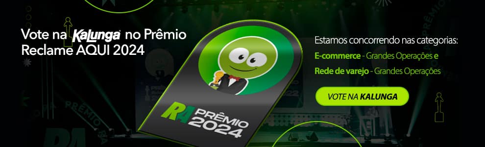 Vote na Kalunga no Prêmio Reclame AQUI 2024