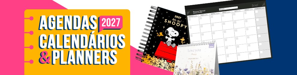 Agendas, Calendários e Planners 2027