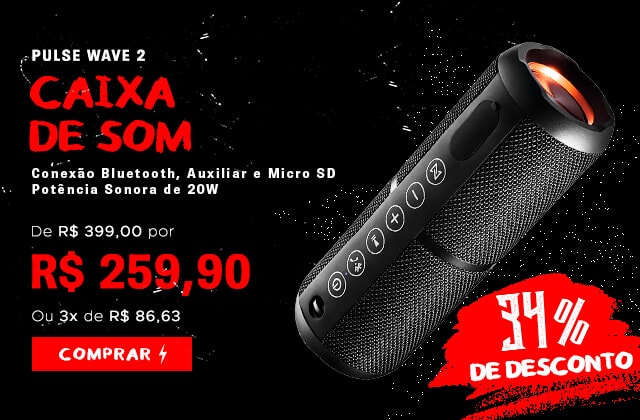 Caixa de som Wave ii Pulse