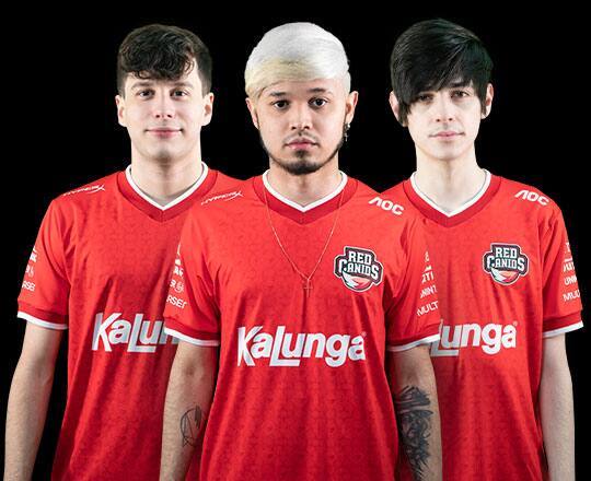 Jogadores da Red Canids