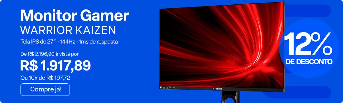 Monitor Gamer Warrior Kaizen