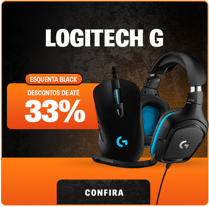 Logitech G com até 33% OFF