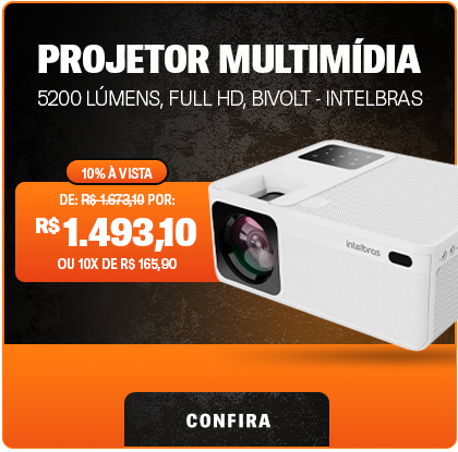 Projetor Multimídia 5200 Lúmens - Intelbras