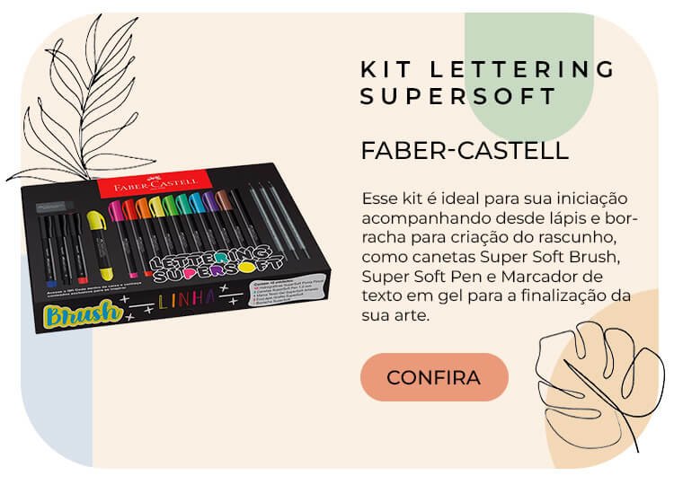 Kit Lettering SuperSoft Faber-Castell