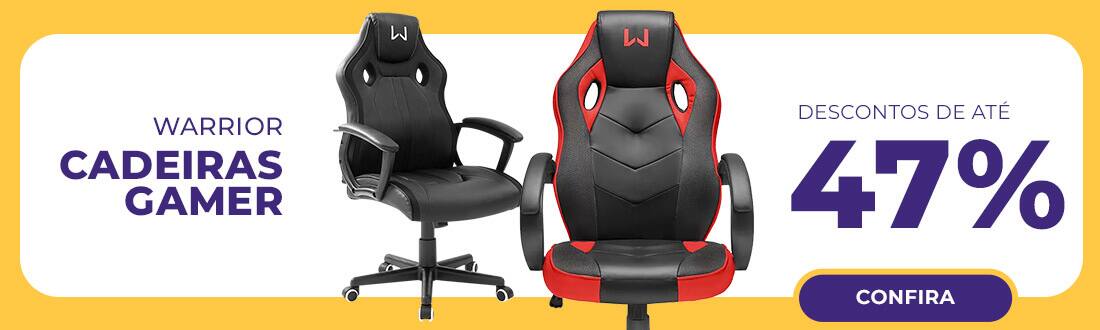 Cadeira Warrior descontos de até 38%