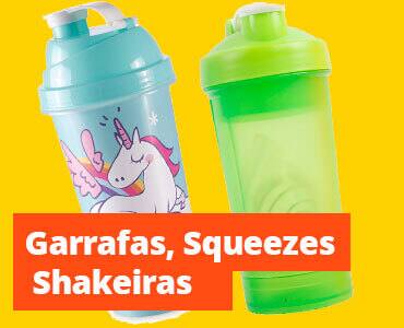 Garrafas, Squeezes e Shakeiras