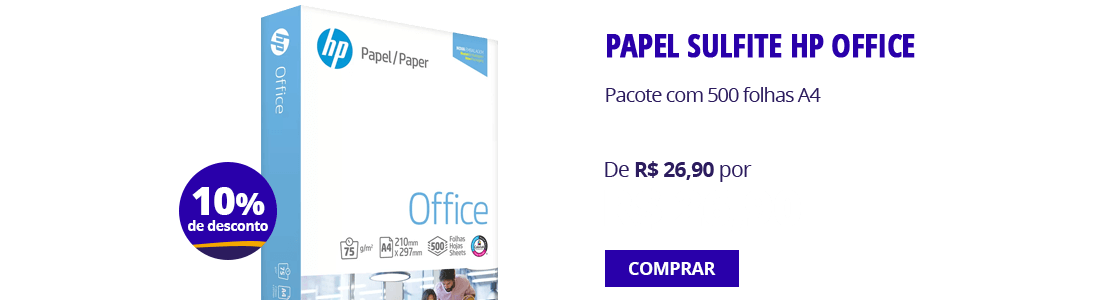 Papel sulfite HP Office