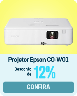 Projetor Multimídia Flex CO-W01, Bivolt, V11HA86020, Epson