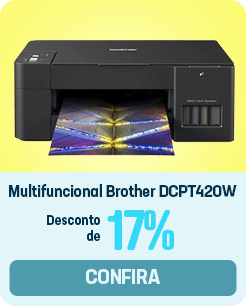 Impressora Multifuncional Tanque de Tinta DCPT420W, Colorida, Wi-fi, Conexão USB, 110v, Brother