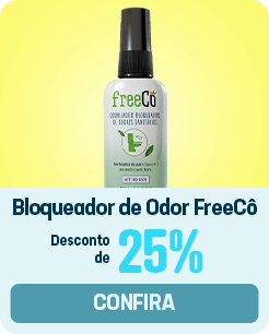 FreeCô Original - Essência Capim-limão - Odorizador Bloqueador de Odores Sanitários 60ml