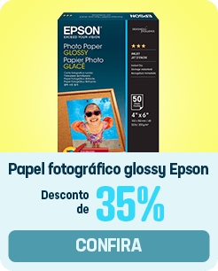 Papel fotográfico 10x15cm 194g glossy brilhante S041809 Epson