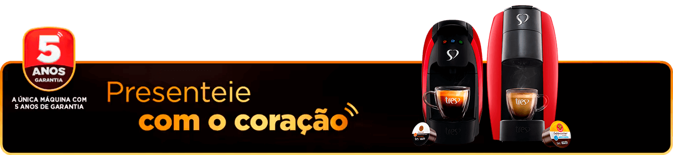 Presenteie com o coração com três corações