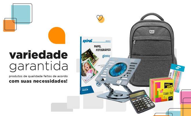 Variedade garantida na Loja Kalunga