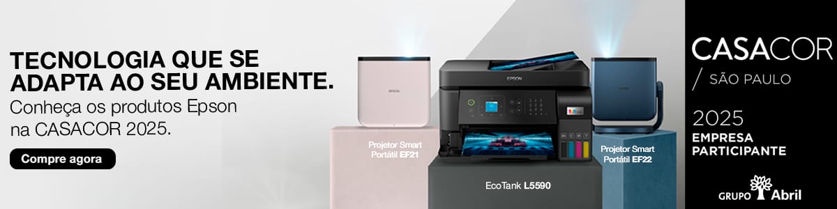 Tecnologia que se adapta ao seu ambiente, conheça os produtos EPSON na casacor 2025