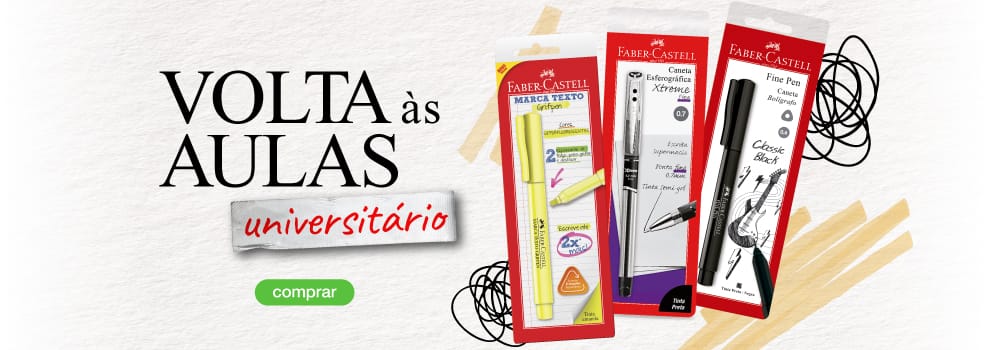 Volta às Aulas Universitário Faber-Castell